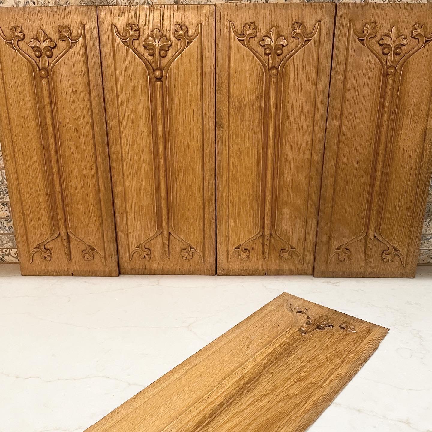 Oak Linenfold Panels